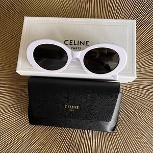 CELINE TRIOMPHE SUNGLASSES IN ACETATE
WHITE